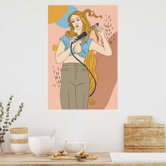 Modern Venus Poster (Keuken)