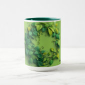 Modern Verdant Lifecycle Leafy Wreath Mok (Midden)