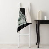 Modern Verfrommeld $100 Bill Design Sherpa Deken (In situ)