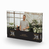 Modern verjaardagsvriendelijk stijlvol elegant scr fotoblokken (Rechts)