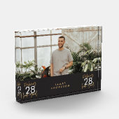 Modern verjaardagsvriendelijk stijlvol elegant scr fotoblokken (Links)