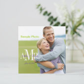 Modern Verloving Foto Weddenschap Kaart (Staand voorkant)