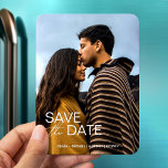 Modern verloving save the date huwelijksgunsten magneet<br><div class="desc">Introductie van onze moderne en elegante lente bruiloft save the date magneet favorieten - De perfecte klassieker save the date kettingen! Maak uw speciale dag nog gedenkwaardiger met onze stijlvolle en moderne minimalistische save the date trouwmagneten voor een koelkast. Deze elegante fotomagneten zijn niet alleen uitnodigingen, maar gekoesterde souvenirs en...</div>