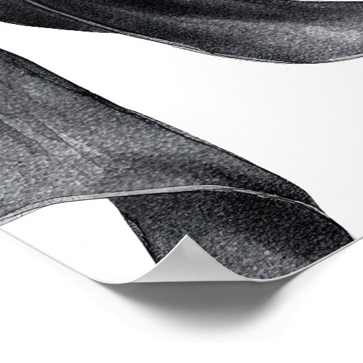 Modern Verloving Ze zei ja Coquette Black Bow Poster (Hoek)