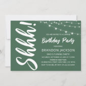 Modern Verrassingsverjaardagsfeestje Kaart (Voorkant)