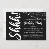 Modern Verrassingsverjaardagsfeestje Kaart (Voorkant)