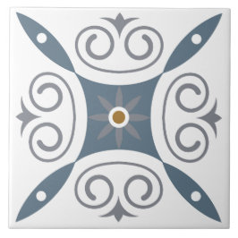 Modern vers Italiaans wit, grijs binnenontwerp Tegeltje