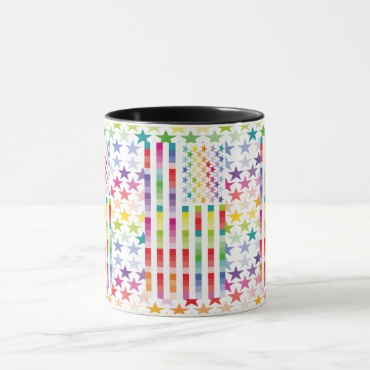 MODERN VERSION MULTICOLOR USA/EEUU FLAG BY MASANSE MOK (Midden)