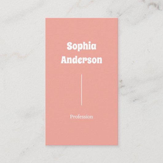 Modern Verticaal ontwerp | QR-code en sociale link Visitekaartje (Voorkant)