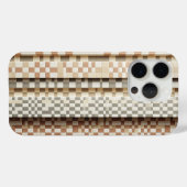 Modern Vertical Mosaic Columns Phone Case - Earth  (Achterkant (horizontaal))
