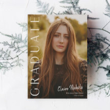 Modern Vertical Photo Afstuderen