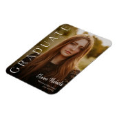 Modern Vertical Photo Afstuderen Magneet (Linkerzijde)