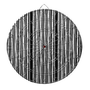 Modern Verticale Strepen Patroon Dartbord