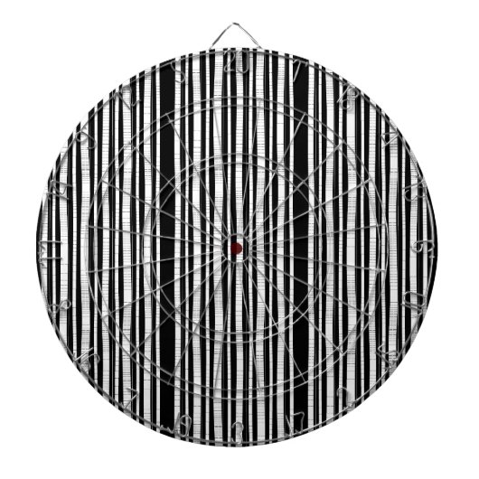 Modern Verticale Strepen Patroon Dartbord (Voorkant)