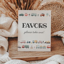 Modern vervoer verjaardag gunstteken