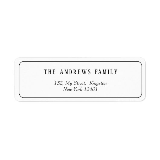 Modern verwacht meer vreugde Baby Foto Kerstmis Etiket (Voorkant)