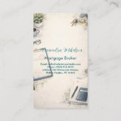 Modern Verzekeringsadviseur Professional Visitekaartje (Achterkant)
