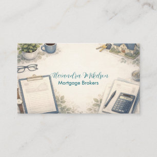 Modern Verzekeringsadviseur Professional Visitekaartje
