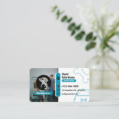 Modern Vet Animal Hospital – Black & Blue Visitekaartje (Staand voorkant)