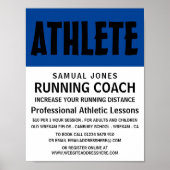 Modern vet, atletiekles reclame poster (Voorkant)