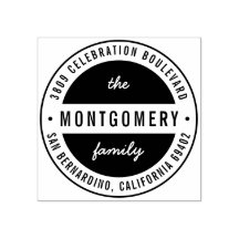 Modern vet familienaam rond retouradres