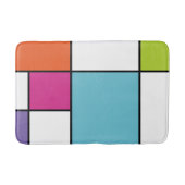 Modern vet geometrisch kleurrijk badmat (Voorkant)