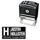 Modern vet groot typografie retouradres  zelfinktende stempel (In situ)