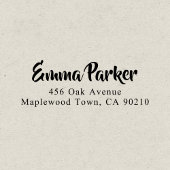 Modern vet handgeschreven script eenvoudig  zelfinktende stempel