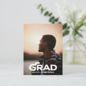 Modern Vet Manuscript Minimale Afstuderen van de F Aankondigingskaart (Staand voorkant)