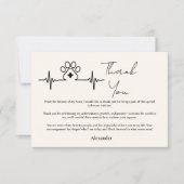 Modern Vet Med Graduation Party Bedankkaart (Voorkant)