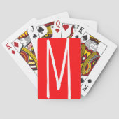 Modern Vet Monogram Pokerkaarten (Achterkant)