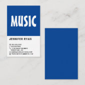 Modern Vet, Muziekwinkel Visitekaartje (Voorkant / Achterkant)