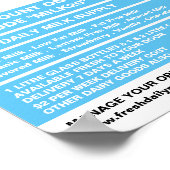 Modern & vet ontwerp, melkboer/vrouw levering poster (Hoek)