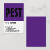 Modern Vet, Pest Control Visitekaartje (Voorkant / Achterkant)