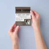 Modern Vet, schrijvers Boektekening Adverteren Flyer (Hand)