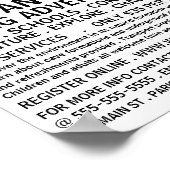 Modern vet, spelonk avontuur Adverteren Poster (Hoek)