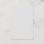 Modern vet, steward en piloot visitekaartje (Achterkant)