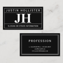 Modern Vet Stoer Professioneel | Zwart & Wit