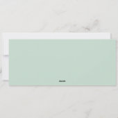 Modern Vet Type Foto Kerstmis Feestdagenkaart (Achterkant)