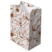 Modern vibrant daisy art Medium Cadeauzakje (Voorkant Gekanteld)