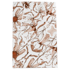 Modern vibrant daisy art Medium Cadeauzakje