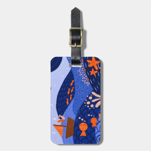 Modern Vibrant Dreamscape Bagagelabel (Voorkant verticaal)