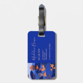 Modern Vibrant Dreamscape Bagagelabel (Achterkant verticaal)