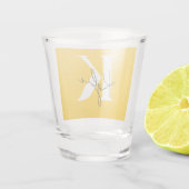 Modern Vibrant Gepersonaliseerde Monogram Naam - Shot Glas (Achterkant)