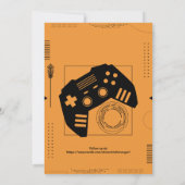 Modern Videospel Niveau Omhoog Verjaardagsfeest Kaart (Achterkant)