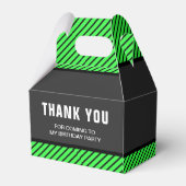 Modern Videospel Verjaardagsfeest Bedankdoosjes (Achterkant)