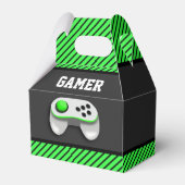 Modern Videospel Verjaardagsfeest Bedankdoosjes (Voorkant Zijde)