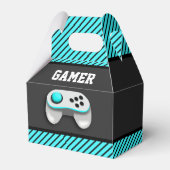 Modern Videospel Verjaardagsfeest Bedankdoosjes (Voorkant Zijde)