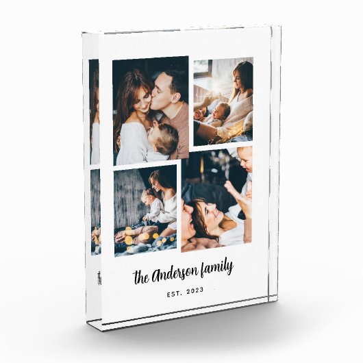 Modern vier fotocollage | Fotoblok (Links)