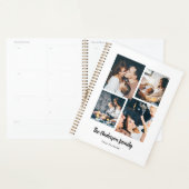 Modern vier fotocollage planner (Display)